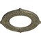 Ekena Millwork Benson Ceiling Medallion (Canopies up to 6 1/8"), 11 1/8"OD x 6 1/8"ID x 5/8"P, Witch Hazel Crackle CM11BNWHC - alternate 5